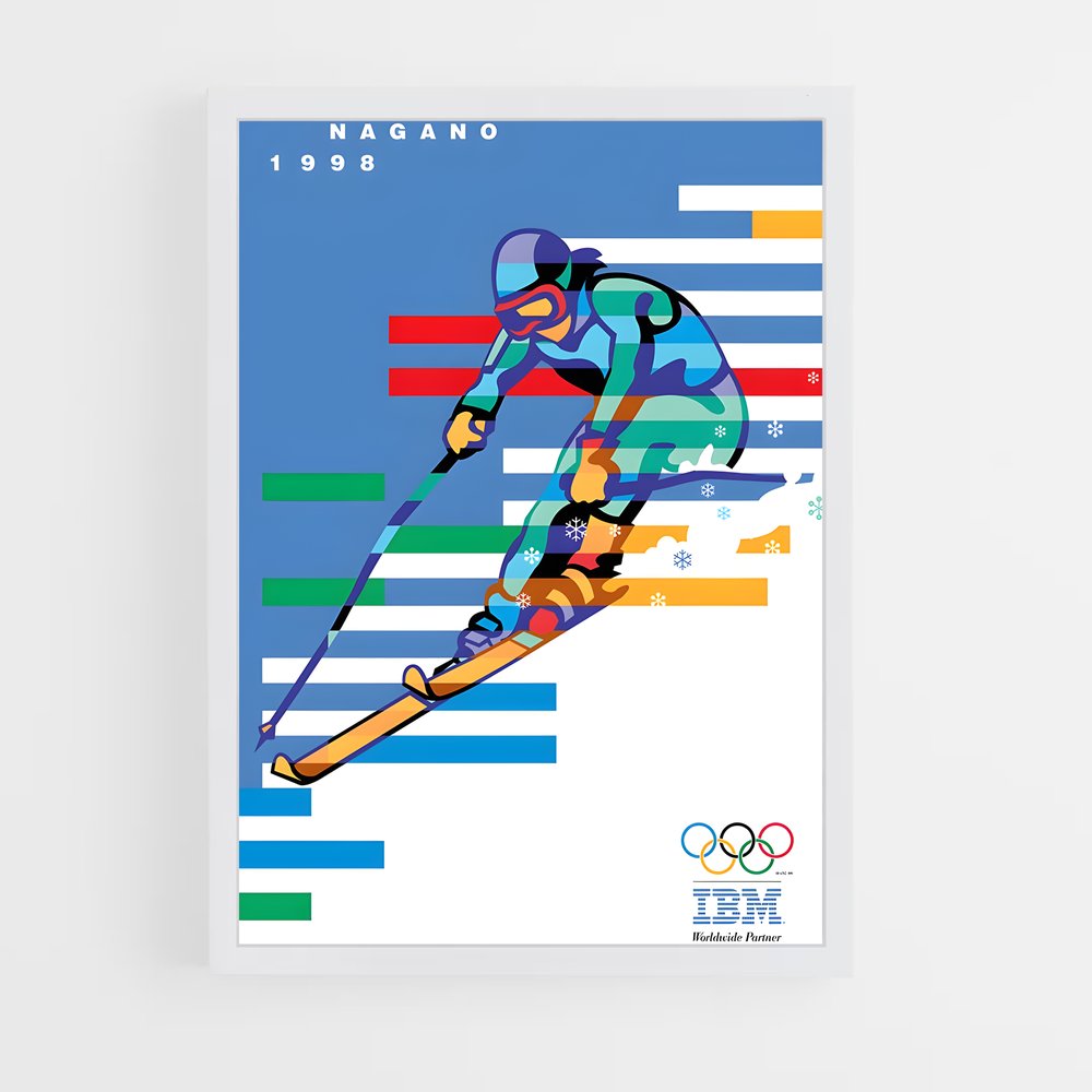 Poster Winter olympics froides – affiche Jeux Olympiques (vue 3)